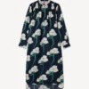 Abito lungo oversize plissettato “Kenzo Archive Rose” in cotone e seta Abito lungo oversize plissettato “Kenzo Archive Rose” in cotone e seta