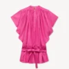Abito oversize plissettato in seta Abito oversize plissettato in seta
