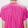 Abito oversize plissettato in seta Abito oversize plissettato in seta