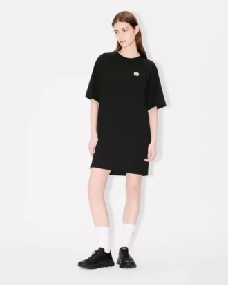 Abito T-shirt oversize ricamato ‘Boke Flower 2.0’ in cotone