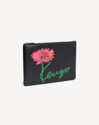 Astuccio “Kenzo Tulip” in pelle