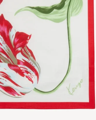 Bandana ‘Kenzo Tulip’ in cotone leggero