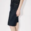 Bermuda boyfriend a vita bassa in denim giapponese