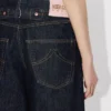 Bermuda boyfriend a vita bassa in denim giapponese