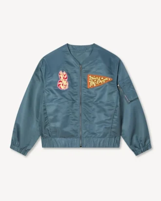 Bomber leggero senza collo “Kenzo Badges”