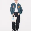 Bomber leggero senza collo “Kenzo Badges”