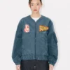 Bomber leggero senza collo “Kenzo Badges”