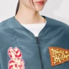 Bomber leggero senza collo “Kenzo Badges”