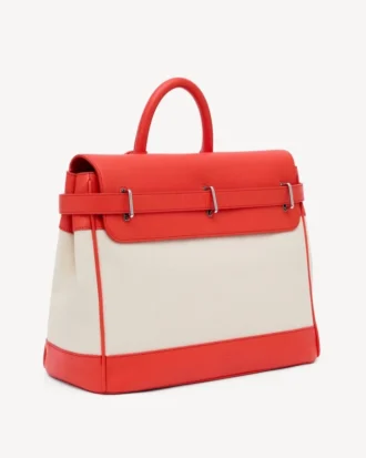 Borsa ‘Kenzo Holdall’ in tela e pelle
