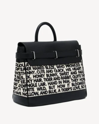 Borsa ‘Kenzo Holdall’ in tela e pelle