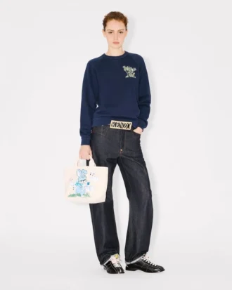Borsa Tote piccola “Kenzo Cartoon” in tela