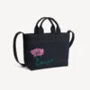 Borsa Tote piccola ‘Kenzo Tulip’ in twill effetto denim Borsa Tote piccola ‘Kenzo Tulip’ in twill effetto denim