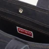 Borsa Tote piccola ‘Kenzo Tulip’ in twill effetto denim Borsa Tote piccola ‘Kenzo Tulip’ in twill effetto denim