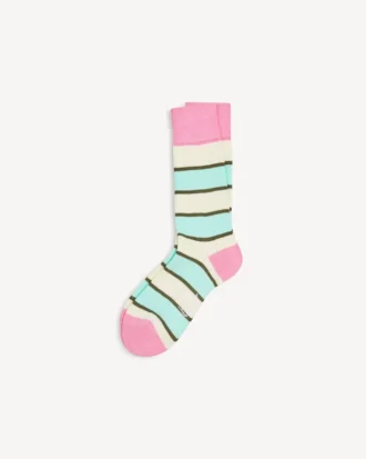 Calzini a righe in cotone