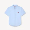 Camicia a maniche corte “Boke Flower” in cotone Oxford Camicia a maniche corte “Boke Flower” in cotone Oxford