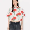 Camicia a maniche corte “Kenzo Archive Rose” in popeline di cotone Camicia a maniche corte “Kenzo Archive Rose” in popeline di cotone