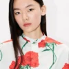 Camicia a maniche corte “Kenzo Archive Rose” in popeline di cotone Camicia a maniche corte “Kenzo Archive Rose” in popeline di cotone