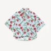 Camicia a maniche corte “Kenzo Tulip” in popeline di cotone