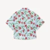 Camicia a maniche corte “Kenzo Tulip” in popeline di cotone