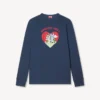 Camicia a maniche lunghe dal taglio morbido con disegno “Kenzo Cartoon” in cotone Camicia a maniche lunghe dal taglio morbido con disegno “Kenzo Cartoon” in cotone