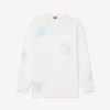 Camicia a maniche lunghe dal taglio morbido con disegno “Kenzo Cartoon” in cotone