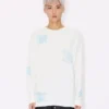 Camicia a maniche lunghe dal taglio morbido con disegno “Kenzo Cartoon” in cotone