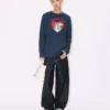 Camicia a maniche lunghe dal taglio morbido con disegno “Kenzo Cartoon” in cotone Camicia a maniche lunghe dal taglio morbido con disegno “Kenzo Cartoon” in cotone