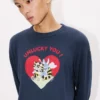 Camicia a maniche lunghe dal taglio morbido con disegno “Kenzo Cartoon” in cotone Camicia a maniche lunghe dal taglio morbido con disegno “Kenzo Cartoon” in cotone