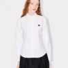 Camicia aderente “Boke Flower” in cotone Oxford Camicia aderente “Boke Flower” in cotone Oxford