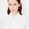 Camicia aderente ricamata “Boke Flower” Camicia aderente ricamata “Boke Flower”