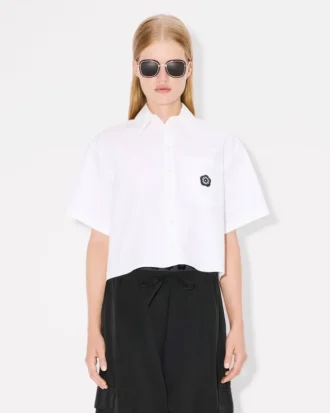 Camicia ‘Boke Flower 2.0’ in popeline di cotone