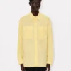 Camicia cargo in cotone e lino Camicia cargo in cotone e lino