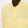 Camicia cargo in cotone e lino Camicia cargo in cotone e lino