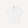 Camicia casual a maniche corte ‘Kenzo Signature’ in cotone seersucker