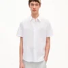 Camicia casual a maniche corte ‘Kenzo Signature’ in cotone seersucker
