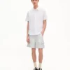Camicia casual a maniche corte ‘Kenzo Signature’ in cotone seersucker