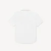 Camicia casual a maniche corte ‘Kenzo Signature’ in cotone seersucker