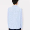 Camicia casual con ricamo “Boke Flower” in cotone seersucker Camicia casual con ricamo “Boke Flower” in cotone seersucker