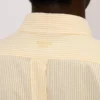 Camicia casual con ricamo “Boke Flower” in cotone seersucker Camicia casual con ricamo “Boke Flower” in cotone seersucker