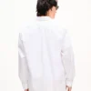 Camicia casual in popeline di cotone