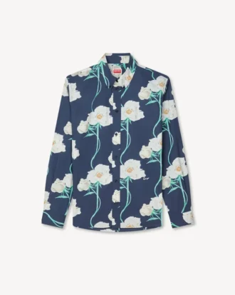 Camicia casual Kenzo Archive Rose’ in cotone Oxford