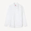 Camicia con colletto a fiocco in cotone