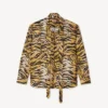 Camicia con fiocco “Kenzo Tiger” in cotone