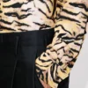 Camicia con fiocco “Kenzo Tiger” in cotone