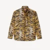 Camicia con fiocco “Kenzo Tiger” in cotone