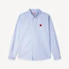 Camicia con ricamo “Boke Flower” in cotone Oxford Camicia con ricamo “Boke Flower” in cotone Oxford