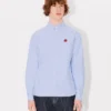 Camicia con ricamo “Boke Flower” in cotone Oxford Camicia con ricamo “Boke Flower” in cotone Oxford