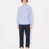Camicia con ricamo “Boke Flower” in cotone Oxford Camicia con ricamo “Boke Flower” in cotone Oxford