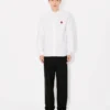 Camicia con ricamo “Boke Flower” in cotone Oxford Camicia con ricamo “Boke Flower” in cotone Oxford
