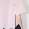 Camicia corta con spalle scese ‘Boke Flower 2.0’ in popeline di cotone Camicia corta con spalle scese ‘Boke Flower 2.0’ in popeline di cotone